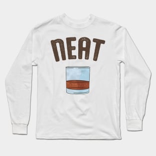 Whiskey – Neat Long Sleeve T-Shirt